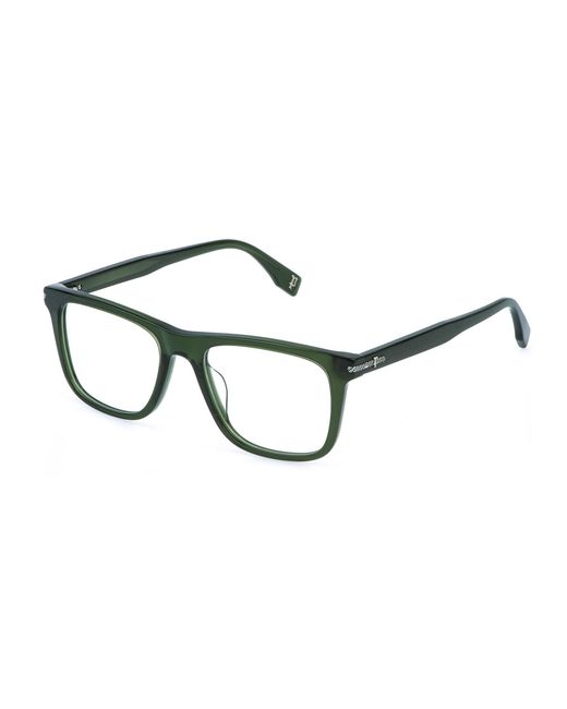 Police Black Vplr62 Grind 4 06W5 Optical Frames Acetate Squared for men