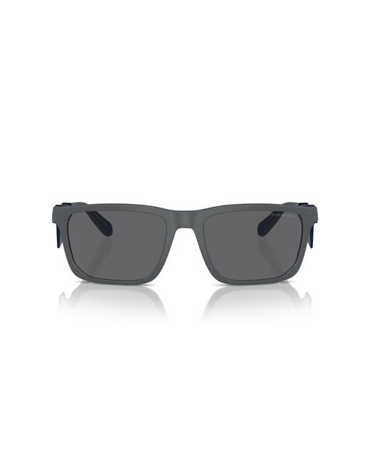 Emporio Armani Black Ea4219 610387 Sunglasses Injected Squared Polarized for men