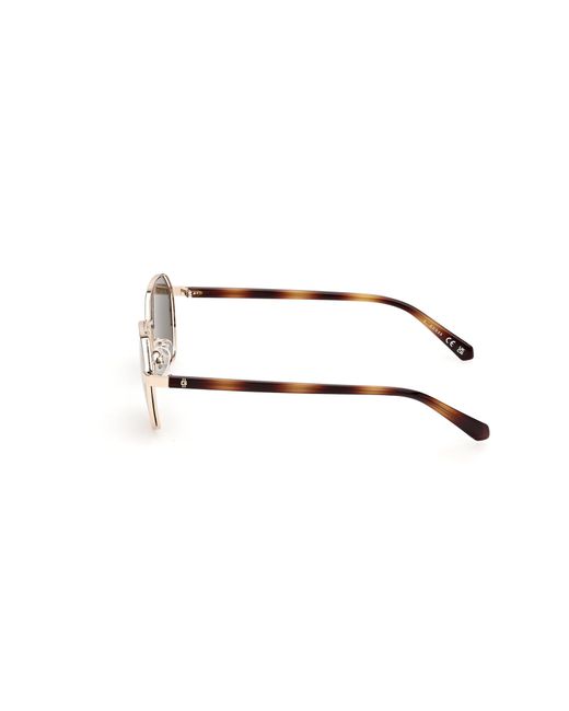 Guess Black Gu00116 32N Sunglasses Metal Round Normal for men