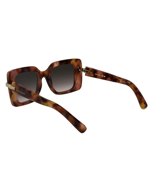 Longchamp Black Lo776S 690 Sunglasses Acetate Squared Normal