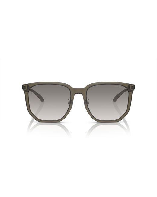 Emporio Armani Black Ea4215D 50296I Sunglasses Acetate Squared Normal Shaded for men