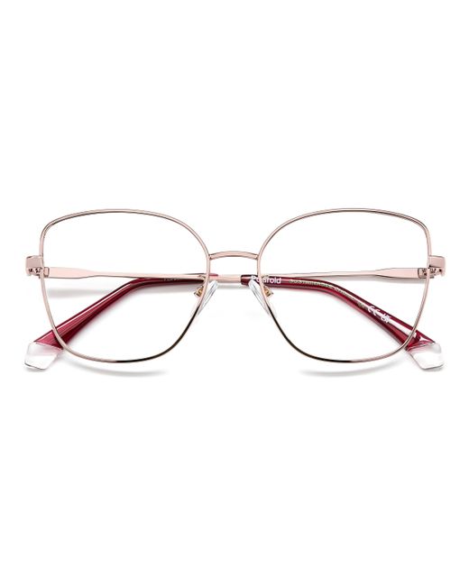 Polaroid Black Pld D521/G 35J Optical Frames Metal Butterfly