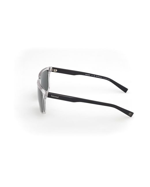 Timberland Black Tb00037 26R Sunglasses Injected Squared Polarized for men