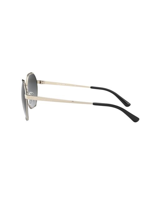 Michael Kors Black Mk1072 Porto 10148G Sunglasses Metal Geometric Normal Shaded