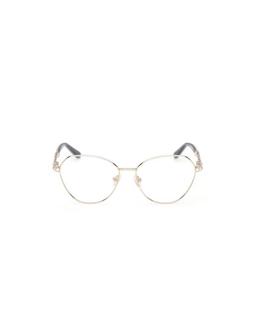 Guess Black Gm50056 33 Optical Frames Metal Round Normal