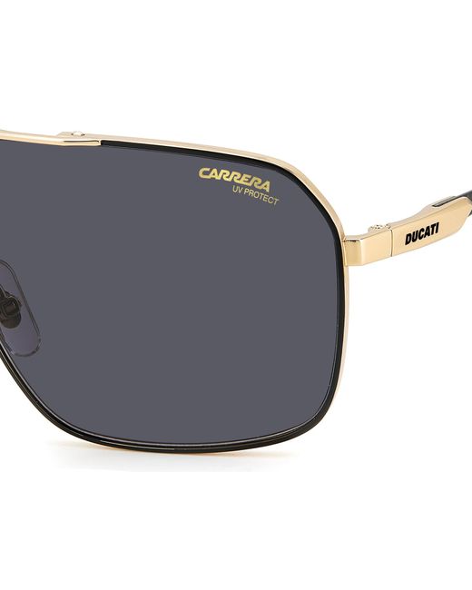 Carrera DUCATI Black Carduc 038/S Rhl/2K Sunglasses Titanium Pilot Anti-Glare for men