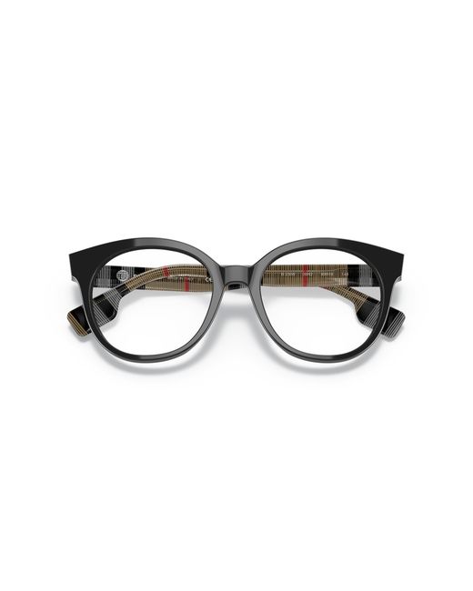 Burberry Black Be2356 Jacqueline 3942 Optical Frames Acetate Transparent Round Normal
