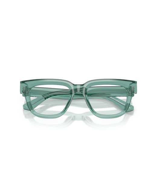 Emporio Armani Green Ea3281 6365 Optical Frames Acetate Transparent Geometric Normal