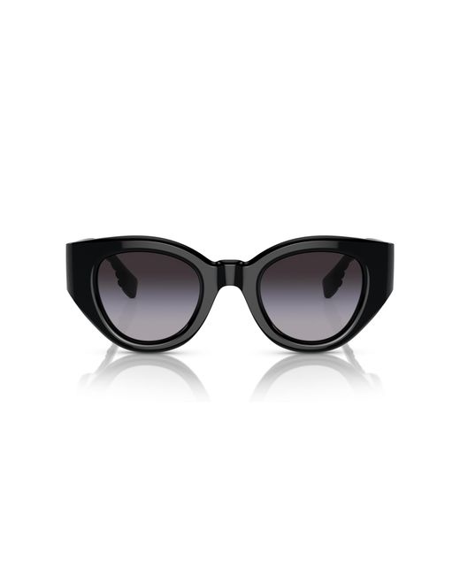 Burberry Black Be4390 Meadow 30018G Sunglasses Acetate Pantos Normal Shaded