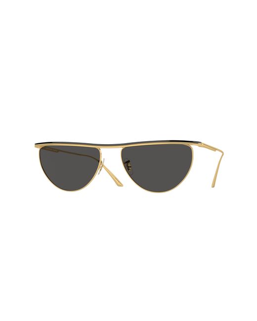 Oliver Peoples Black Ov1342S 1984C 533287 Sunglasses Metal Geometric Normal