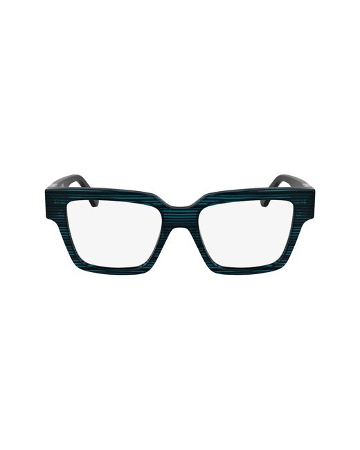 Karl Lagerfeld Black Kl6196 422 Optical Frames Acetate Squared Normal