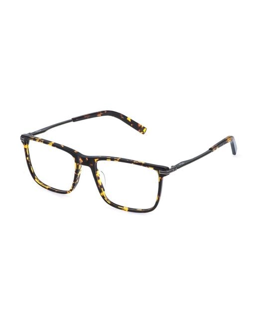 Fila Black Vfi993 779 Optical Frames Acetate Squared for men