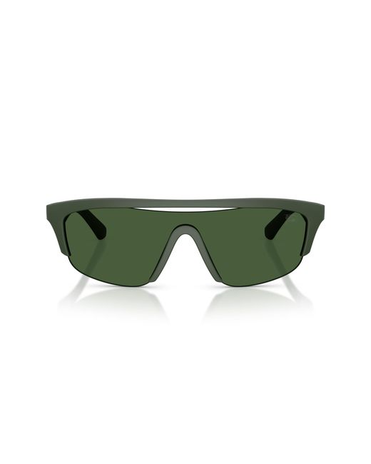 Burberry Green Be4460U 417071 Sunglasses Injected Squared Normal for men