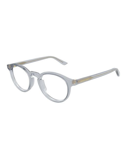 Bottega Veneta Black Bv1420O 005 Optical Frames Acetate Round for men