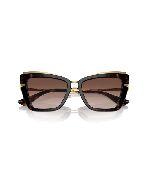 Dolce & Gabbana Black Dg4472 321713 Sunglasses Acetate Cat Eye Normal Shaded