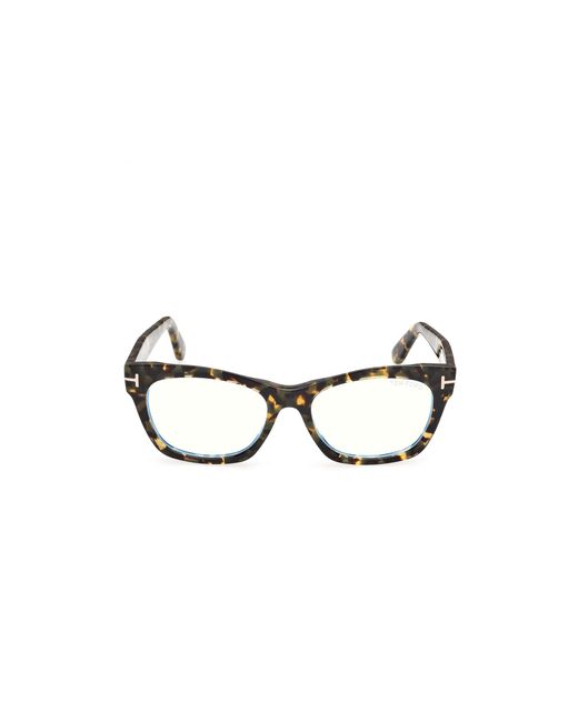 Tom Ford Black Ft6173-B 55 Optical Frames Acetate Squared Normal