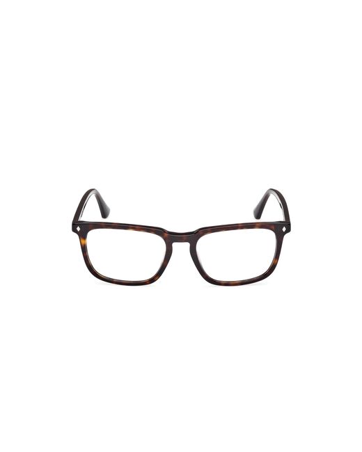 Web Black We5430 052 Optical Frames Acetate Squared Normal for men