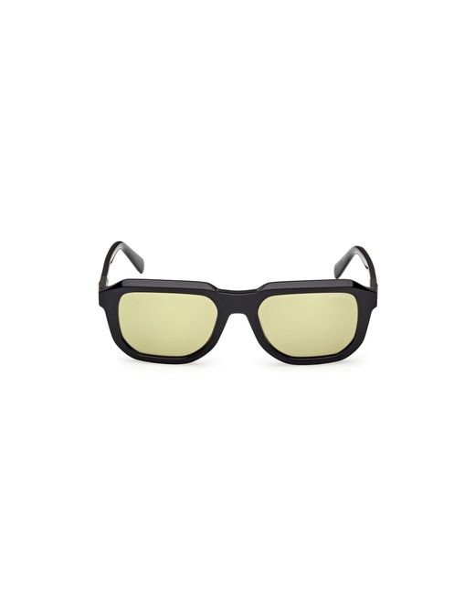 Guess Black Gu00278 01N Sunglasses Acetate Squared Normal for men