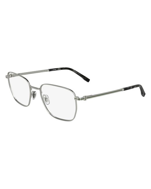 Lacoste Black L2311 040 Optical Frames Metal Squared Normal for men