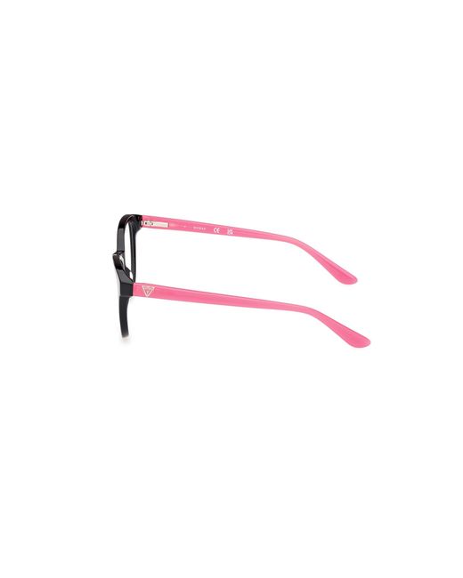 Guess Black Gu50139 001 Optical Frames Acetate Cat Eye Normal