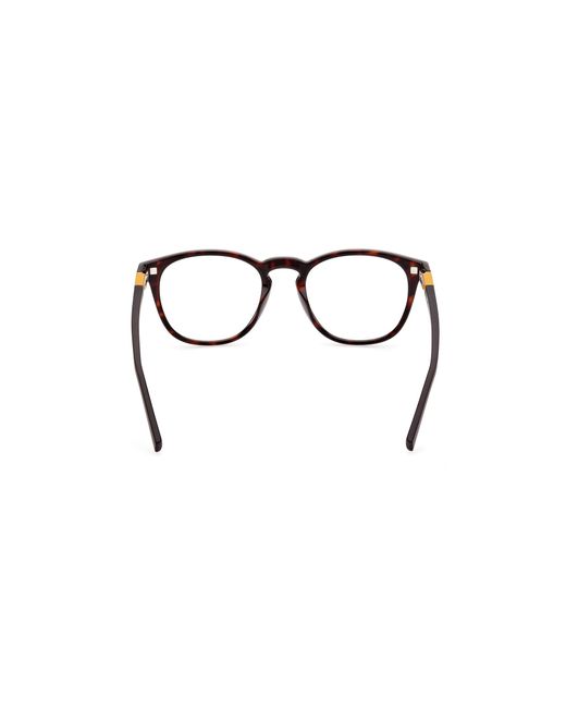 Timberland Black Tb1766 052 Optical Frames Injected Round Normal for men