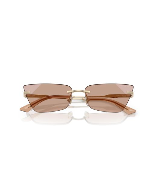 Jimmy Choo Black Jc4012 300613 Sunglasses Metal Cat Eye Normal Shaded