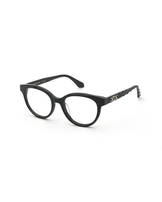 Twinset Black Vtw119 700 Optical Frames Acetate Pantos