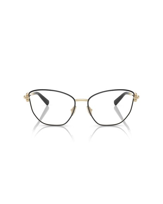 Tiffany & Co Black Tf1166 6164 Optical Frames Steel Cat Eye Normal