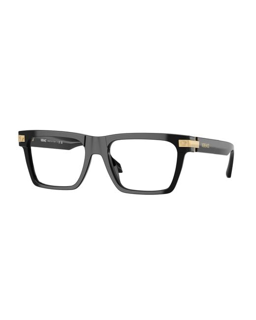 Versace Black Ve3354 Gb1 Optical Frames Acetate Squared Normal for men