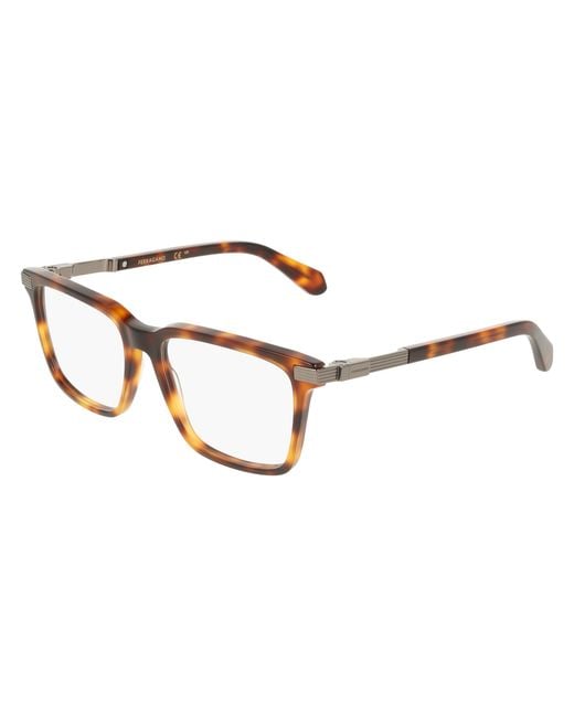 Ferragamo Black Sf3065 240 Optical Frames Acetate Squared Normal for men