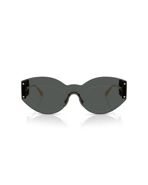 Versace Black Ve2276 100287 Sunglasses Metal Geometric Normal