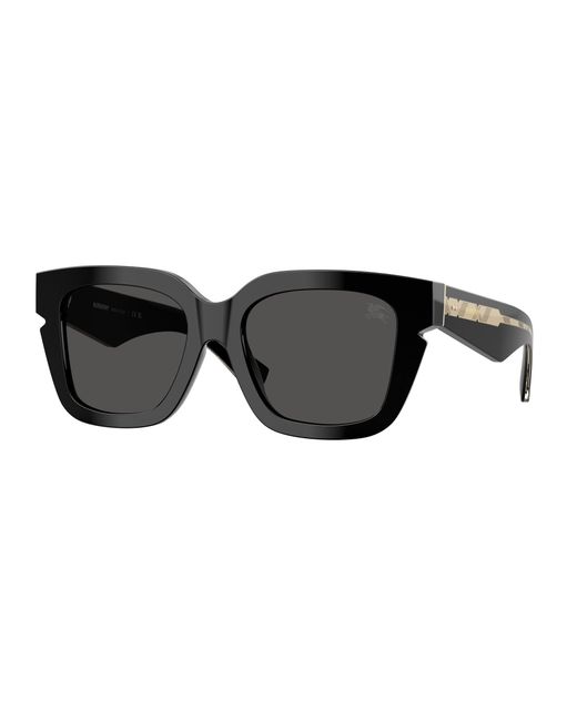 Burberry Black Be4453 300187 Sunglasses Acetate Squared Normal