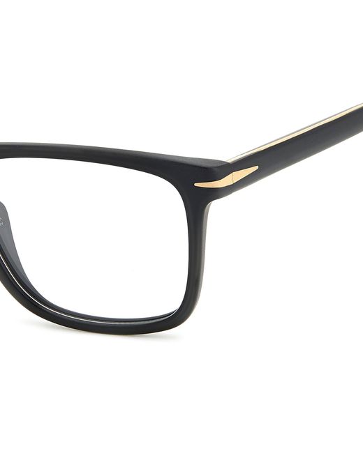 David Beckham Black Db 7115 I46 Optical Frames Acetate Squared for men