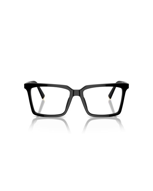 Miu Miu Black Mu 08Xv 16K1O1 Optical Frames Acetate Transparent Squared Normal
