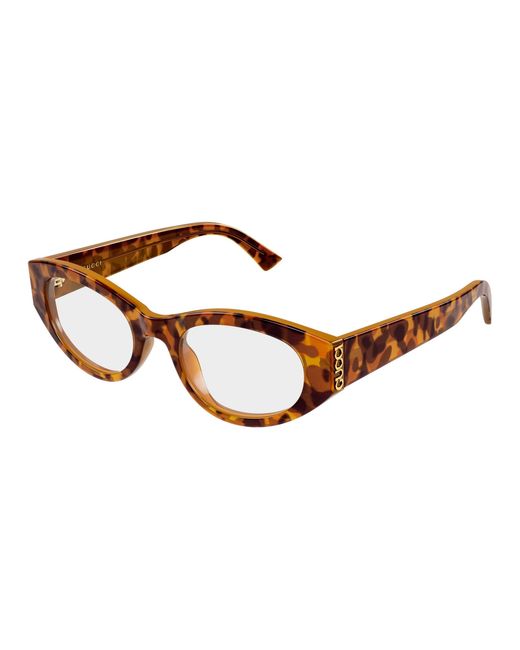 Gucci Black Gg2041O 004 Optical Frames Acetate Transparent Round