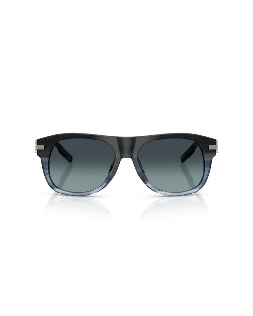 Dolce & Gabbana Black Dg4546 348519 Sunglasses Acetate Squared Normal Nuanced for men