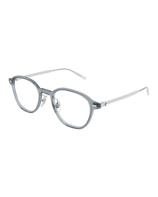Montblanc Black Mb0427O 003 Optical Frames Transparent Round for men