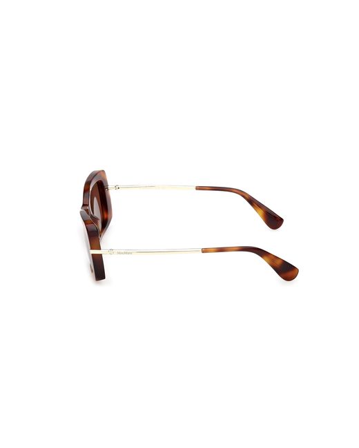 Max Mara Black Mm0194 52E Sunglasses Acetate Squared Normal
