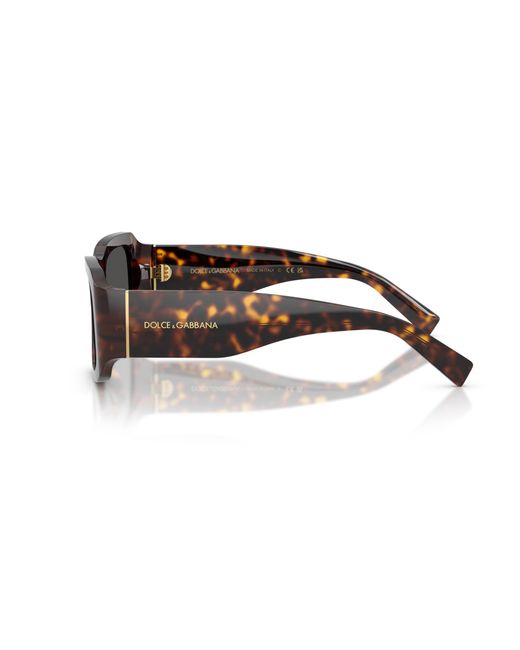 Dolce & Gabbana Black Dg4503 502/87 Sunglasses Acetate Squared Normal for men