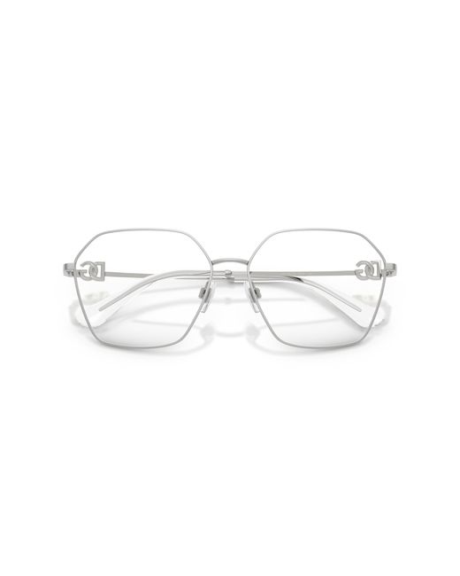 Dolce & Gabbana Black Dg1366 05 Optical Frames Metal Transparent Pantos Normal