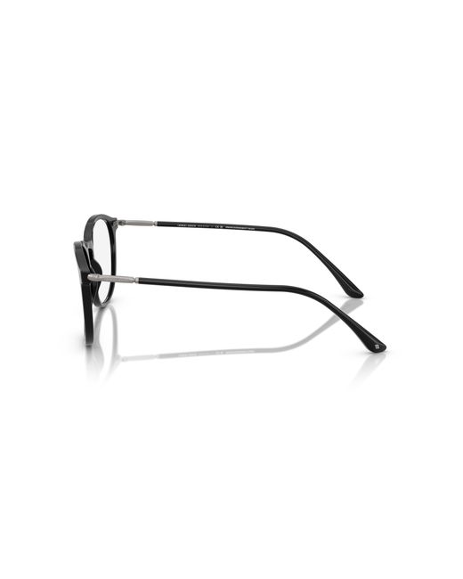 Giorgio Armani Black Ar7125 5009 Optical Frames Acetate Transparent Pantos Normal for men