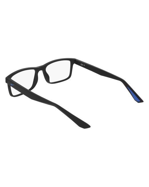 Nike Black 7416 004 Optical Frames Bio-Injected Squared Normal for men