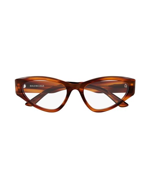 Balenciaga Black Bb0391O 002 Optical Frames Acetate Transparent Cat Eye