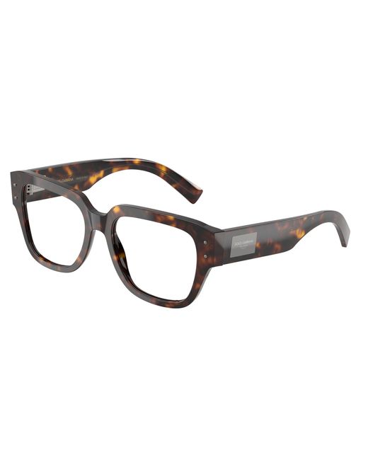 Dolce & Gabbana Black Dg3405 502 Optical Frames Acetate Squared Normal for men