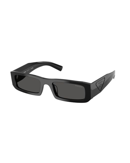 Prada Black Pr D09Sd 16K08Z Sunglasses Acetate Squared Normal for men