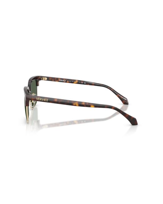 Versace Green Ve4494D 108/71 Sunglasses Injected Squared Normal for men