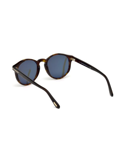 Tom Ford Black Ft0591 Ian-02 52N Sunglasses Acetate Round Normal