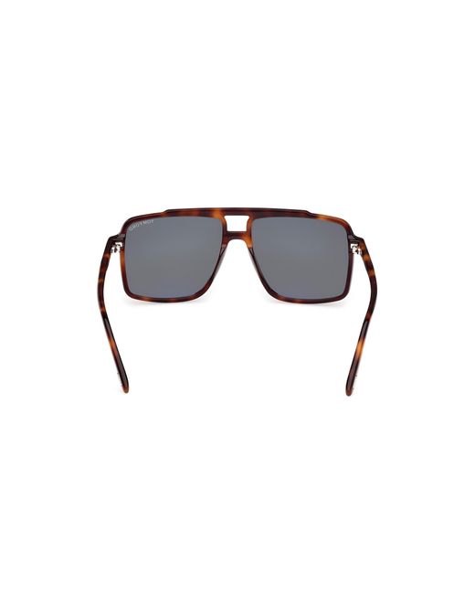 Tom Ford Black Ft1177 Kemp 53N Sunglasses Acetate Squared Normal for men