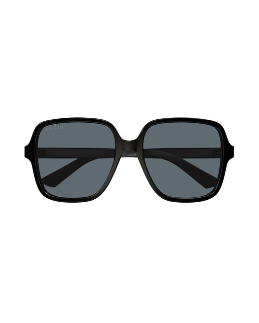 Gucci Black Gg1189Sa 002 Sunglasses Acetate Squared Normal