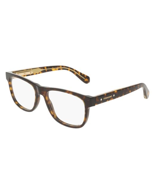 Ferragamo Black Sf3084 242 Optical Frames Acetate Squared Normal for men